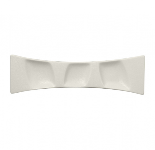 Тарелка прямоугольная 3 секционная RAK Porcelain «NeoFusion Sand», 32x9,4 см
