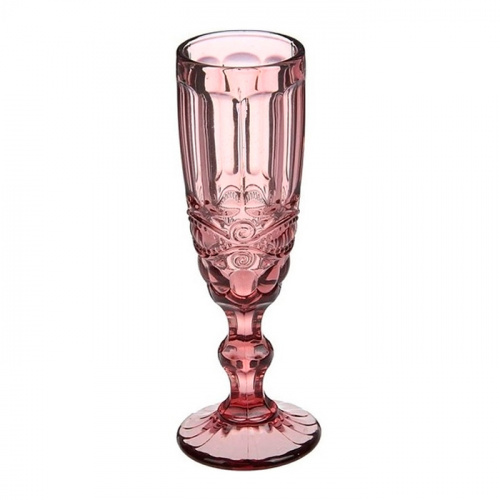 Бокал для шампанского «Saphire» цвет розовый, объем 140мл