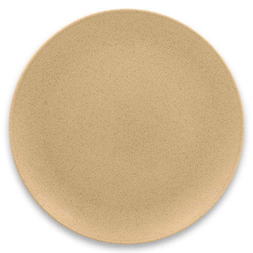 Тарелка "Coupe" круглая плоская Almond RAK Porcelain «GENESIS», D=29 см
