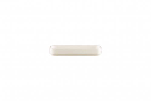 Тарелка прямоугольная 16х8см цвет белый  RAK Porcelain «Fractal»