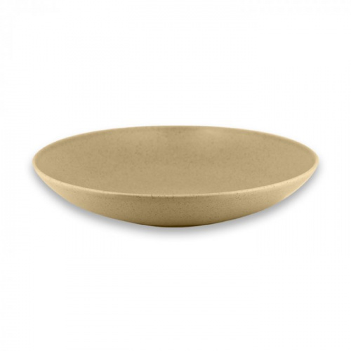 Тарелка "Coupe" круглая глубокая Almond RAK Porcelain «GENESIS», D=23 см
