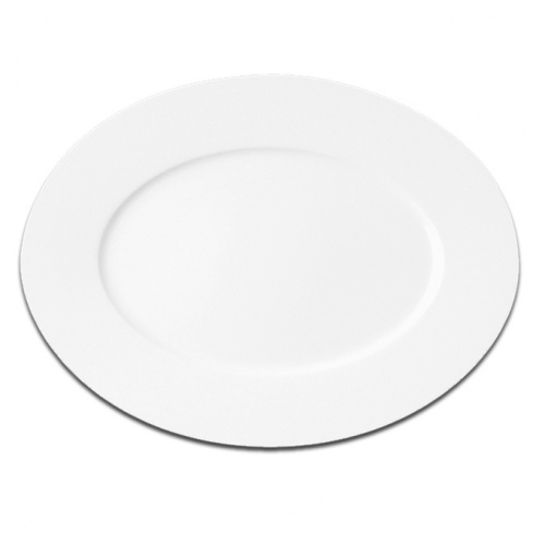 Тарелка овальная плоская RAK Porcelain «Fine Dine», 34x25 см