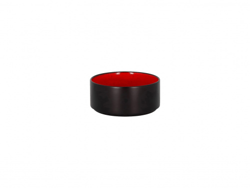 Салатник объем 680мл. d=14см цвет черный/красный RAK Porcelain «Fire»