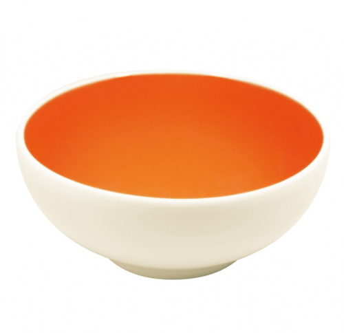 Салатник круглый оранжевый RAK Porcelain «Samba», 630 мл