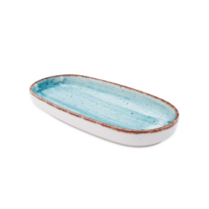 GBSBLB19X8ST50TM Тарелка овальная борт вертикальный 19х8 см., плоская, фарфор, Avanos,Turquoise