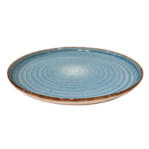 GBSBLB27YDU50TM Тарелка круглая  d=27 см., борт вертикальный, фарфор, Avanos,Turquoise