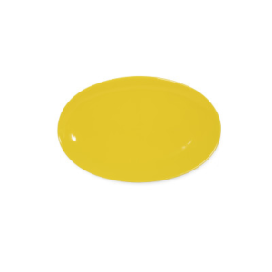 CS0062Yellow Тарелка овальная "Coupe"  30 см., фарфор,цвет желтый, Lantana, SandStone, Китай