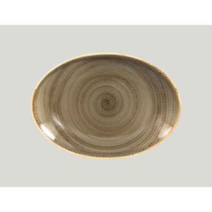 TWNNOP32AL Тарелка овальная 32x23 см., без борта, фарфор, TWIRL, RAK Porcelain, ОАЭ