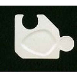 OPJP20 Тарелка ассиметричная "Jigsaw" 20х15 см., для фуршетоов, фарфор, Minimax, RAK Porcelain, ОАЭ