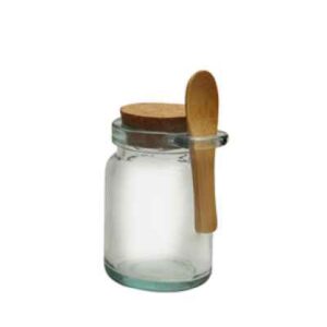 5017 Емкость  с крышкой для продуктов . h=10см., (0.25л)25 cl., стекло, Storage