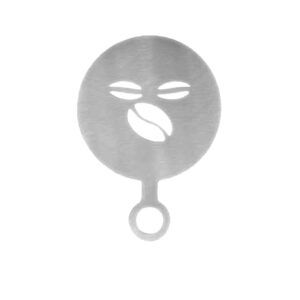 CSS-CB Трафарет для декора кофе "Coffee Beans", d=8.5см., металл