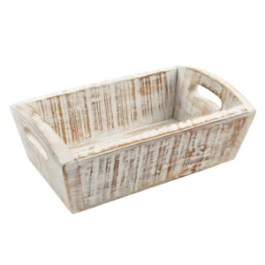 27306 Емкость для сервировки, 28.7х18 h=10см., л., дерево, цвет белый, Woodware, Англия